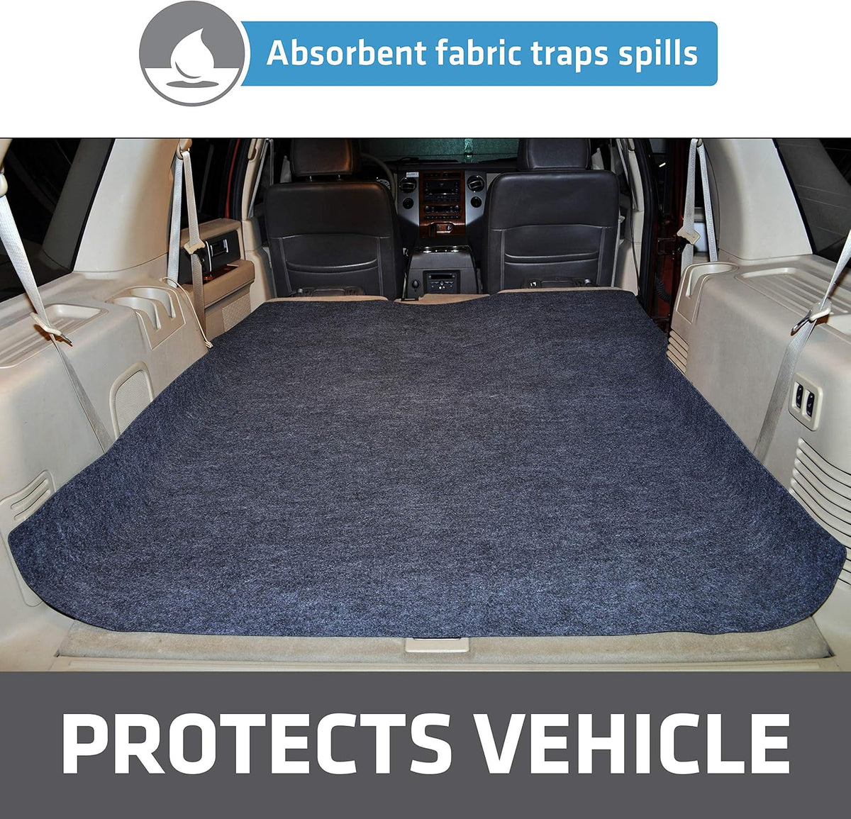 Drymate Cargo Liner Mat 58 x 72 in, Absorbent and Waterproof - view 2