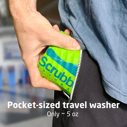 Scrubba Wash Bag Washboard-in-a-Bag Travel Clothes Washer, 5 oz (140 g) - view 2