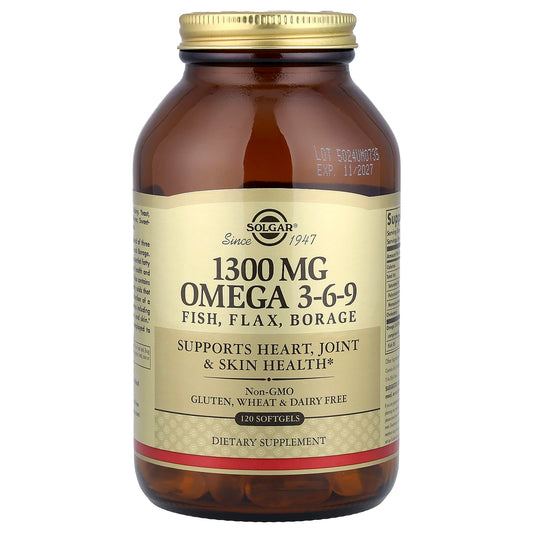 Solgar Omega 3-6-9, 120 Softgels