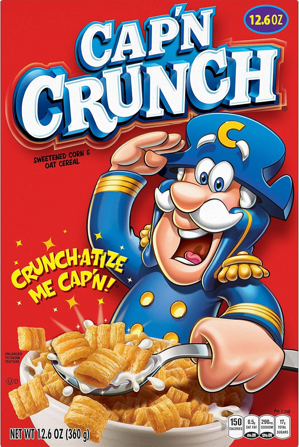Cap'n Crunch Sweetened Corn and Oat Cereal 12.6 oz - view 4