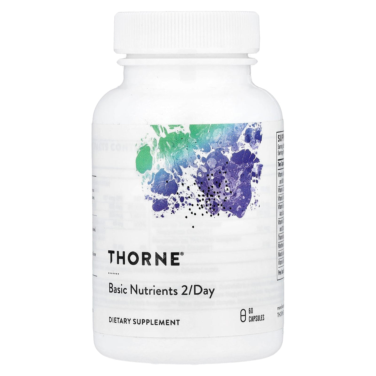 Thorne Basic Nutrients 2/Day, 60 Capsules — product view