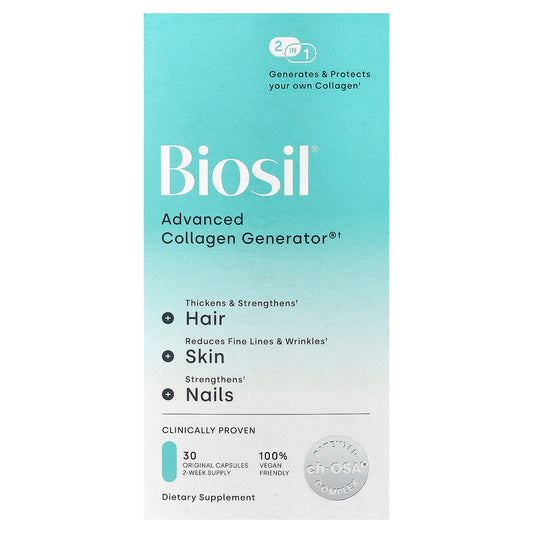 Biosil Advanced Collagen Generator, Original, 30 Capsules