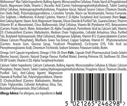 Wellwoman Max Multivitamin Tablets for Women, 84 Count - view 6