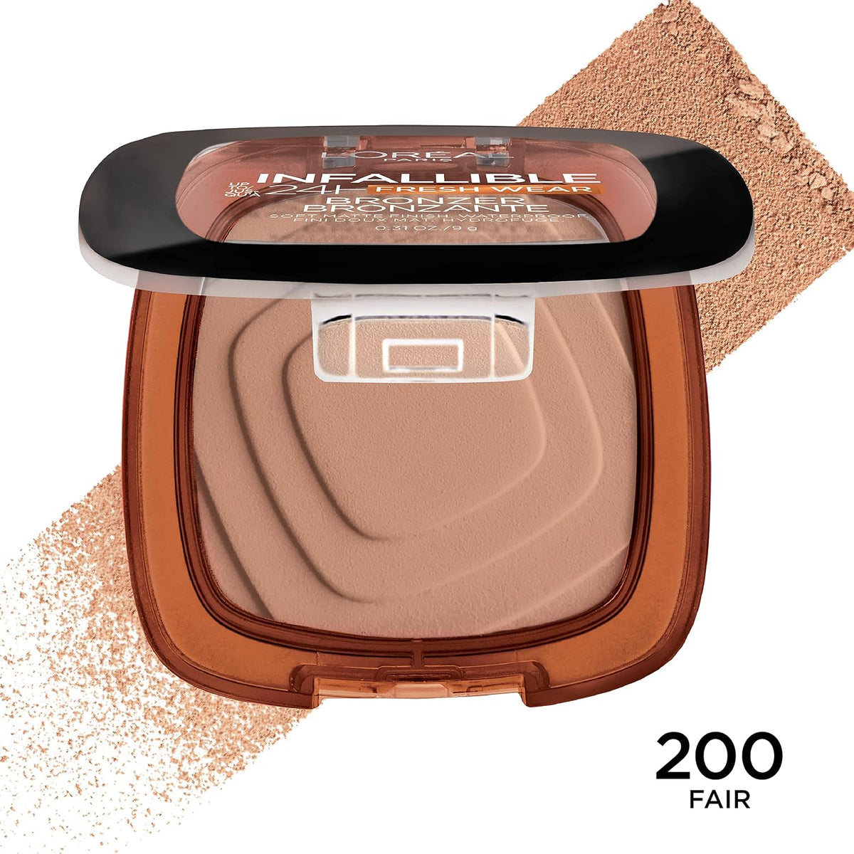 L'Oréal Paris Infallible Up to 24H Fresh Wear Soft Matte Bronzer - Fair, 0.31 oz - view 3