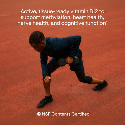 Thorne Vitamin B12 1,000 mcg, Active Methylcobalamin, 60 Capsules - view 2