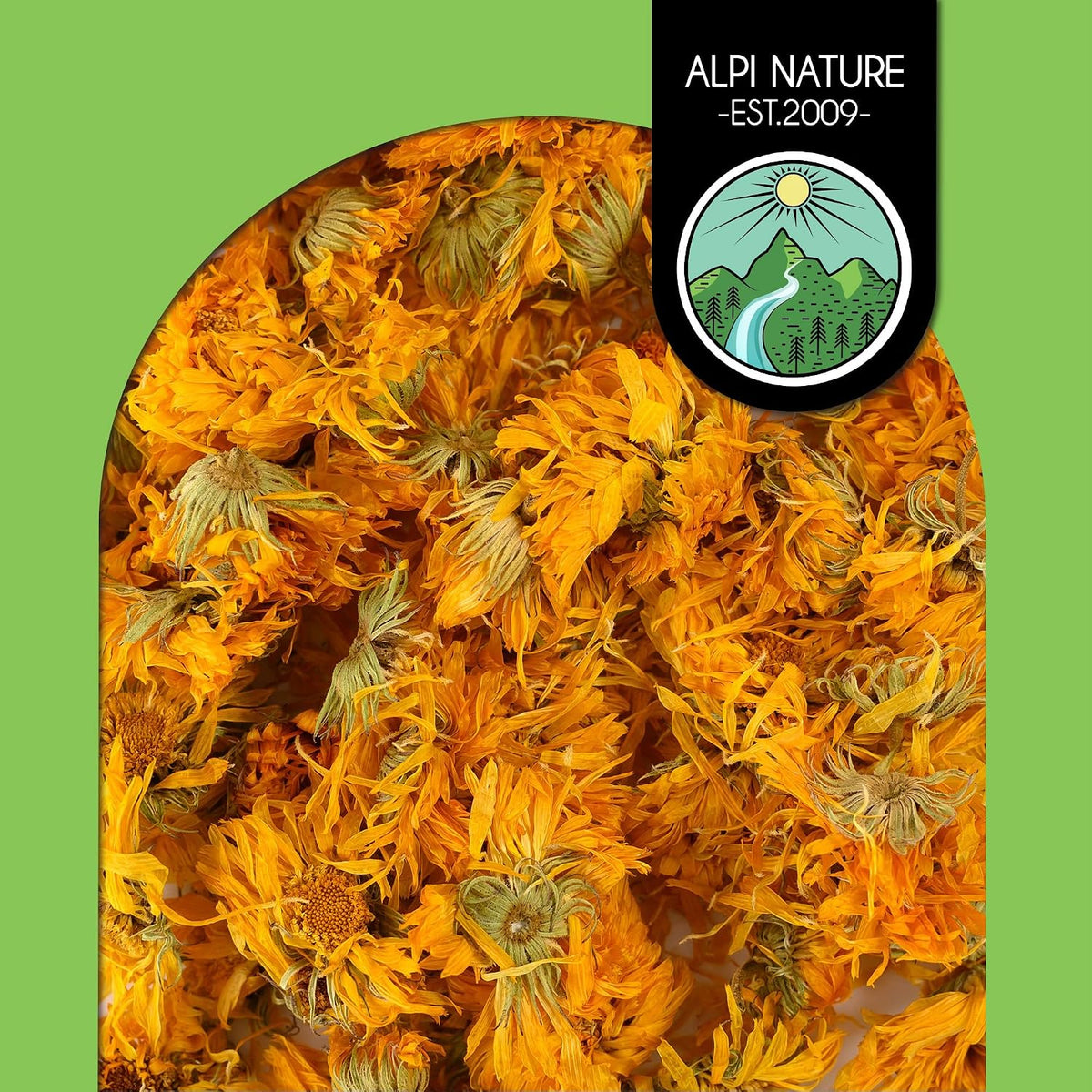 Alpi Nature Calendula Tea Whole Dried Marigold Flowers 125 g - view 2