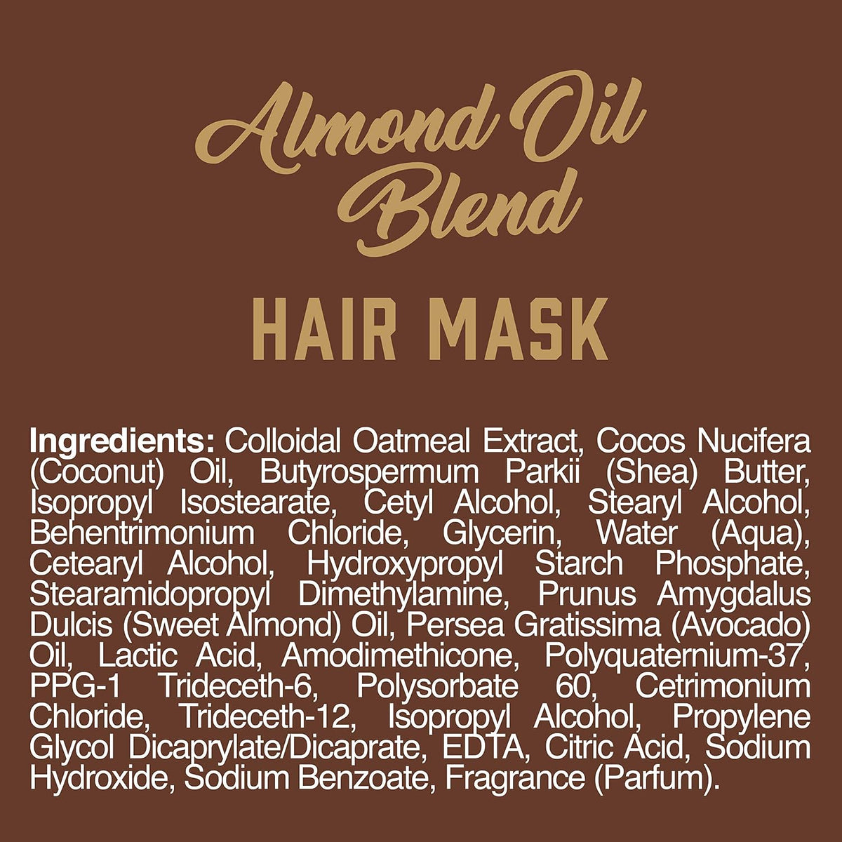 Aveeno Almond Oil Blend Hydrating Hair Mask with Avocado Oil and Oat, 8 fl oz - view 3