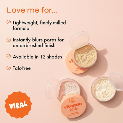 The Beauty Crop Vitamin Babe Setting Powder Peach 0.35 oz - view 2