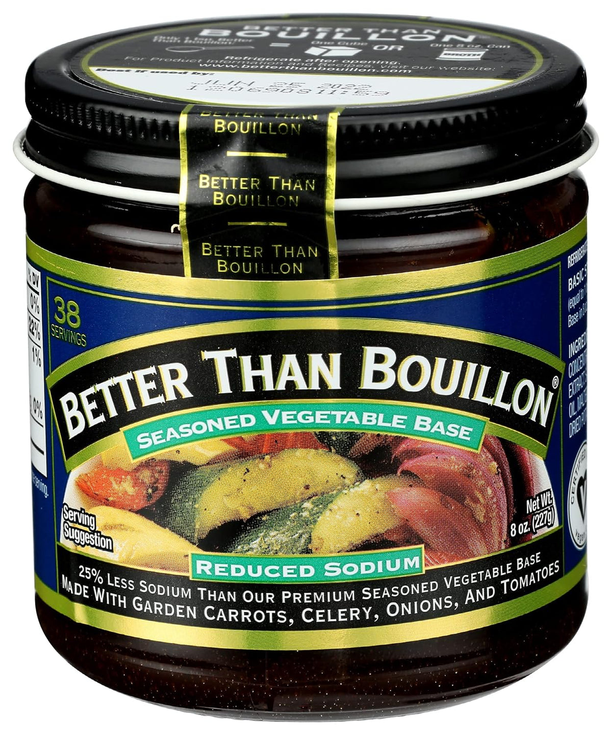 Superior Touch Better Than Bouillon Reduced Sodium Vegetable Base 8 oz