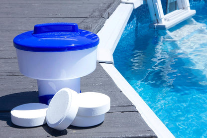 Swimline Floating Pool Chlorine Tablet Dispenser for 1 and 3 Inch Tablets - view 2