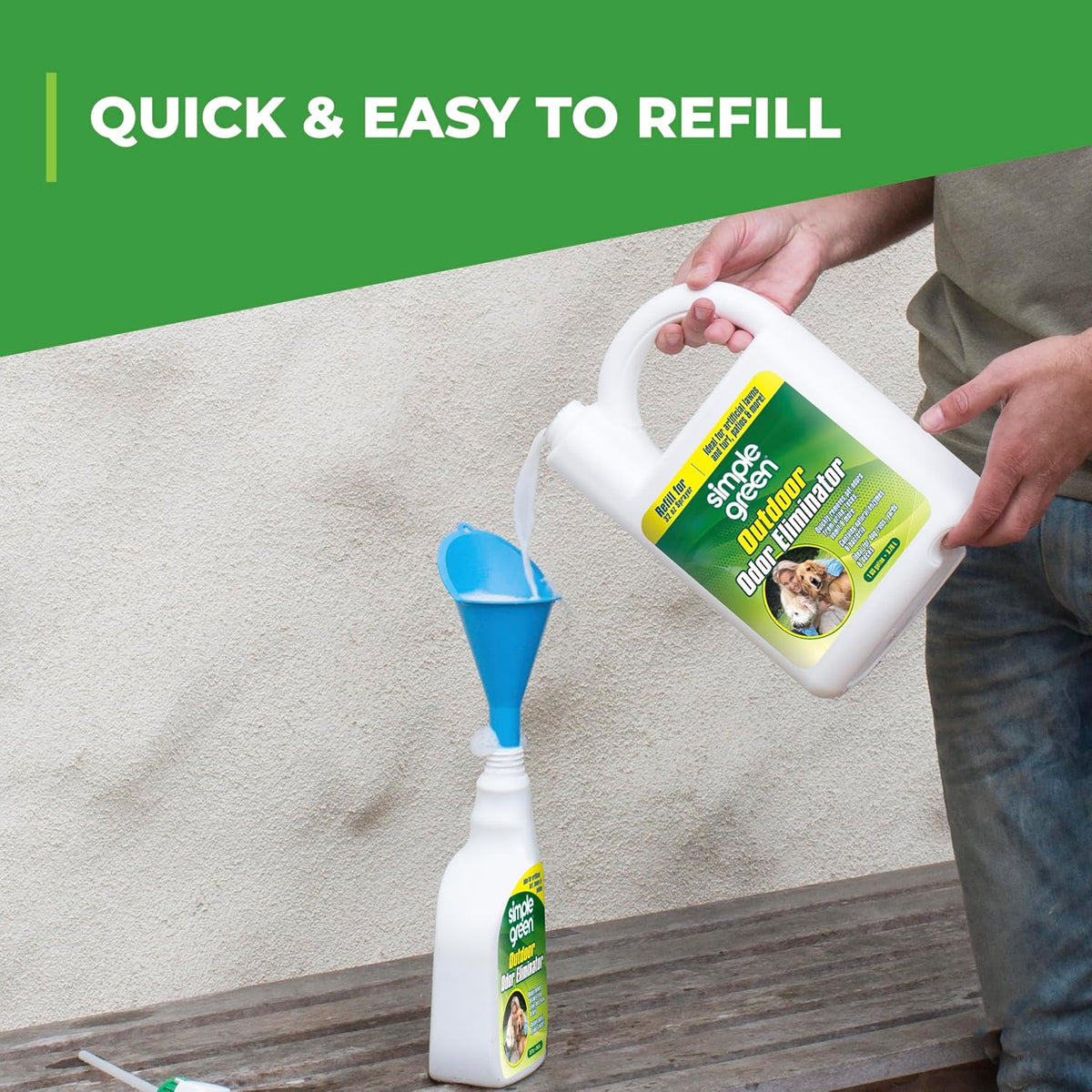 Simple Green Outdoor Odor Eliminator for Pets 32 oz Hose End Sprayer - view 5
