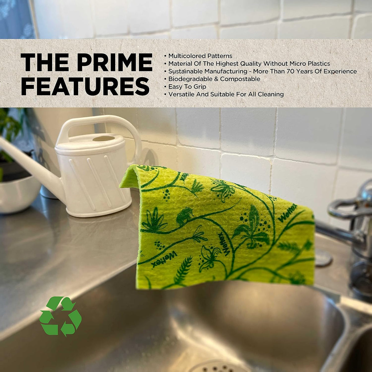 Wettex The Original Swedish Dishcloths, Pack of 10 - view 6