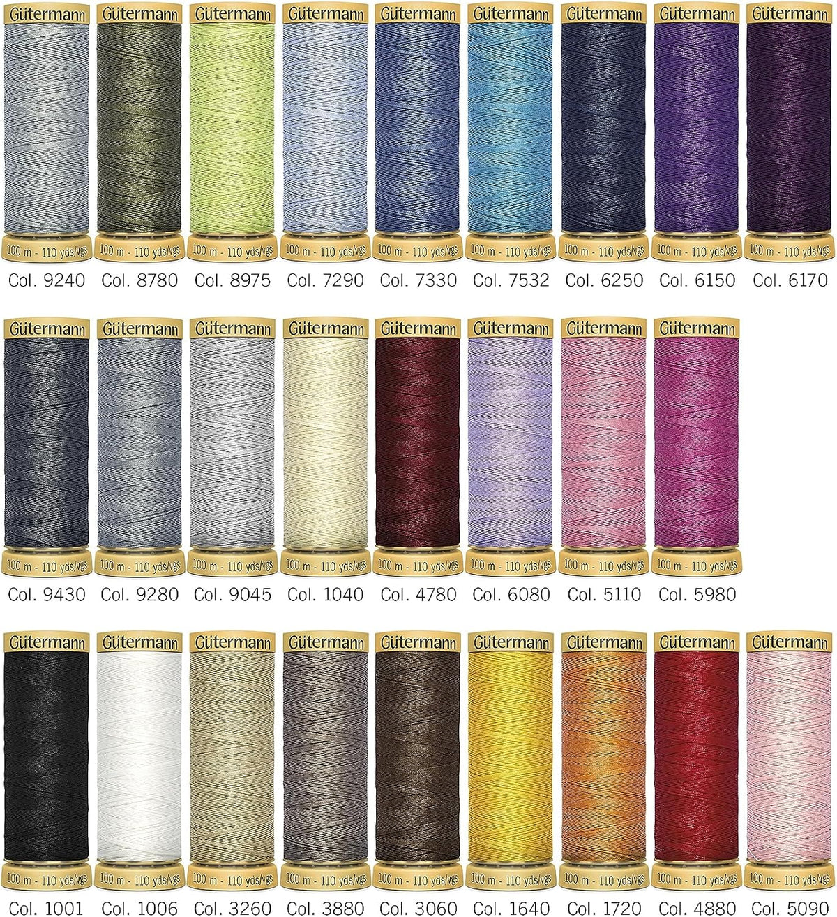 Gütermann 26 Spool Cotton Thread Box Set, Assorted Colours - view 3