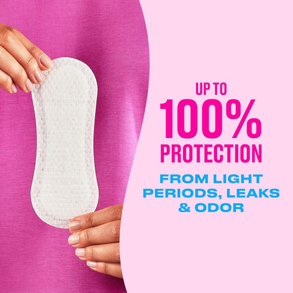 Carefree Light Pantyliners, Extra Long, Unscented, 93 Count - view 2
