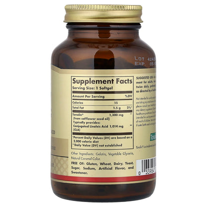 Solgar Tonalin CLA, 1,300 mg, 60 Softgels - view 2
