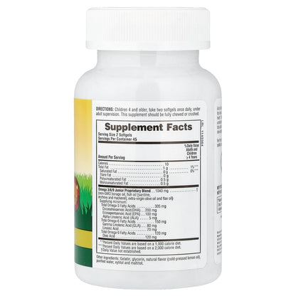NaturesPlus Animal Parade Omega 3/6/9 Junior, Natural Lemon, 90 Chewables - view 2