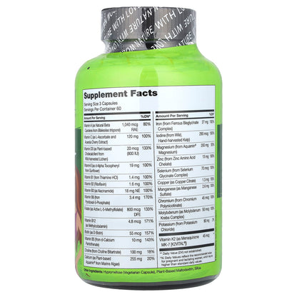 NATURELO Prenatal Multivitamin with Folate, Iron & Calcium, 180 Capsules - view 2