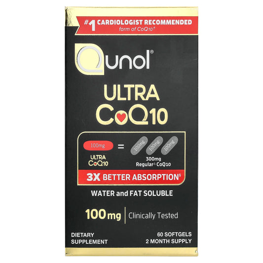 Qunol Ultra CoQ10 100 mg, 60 Softgels