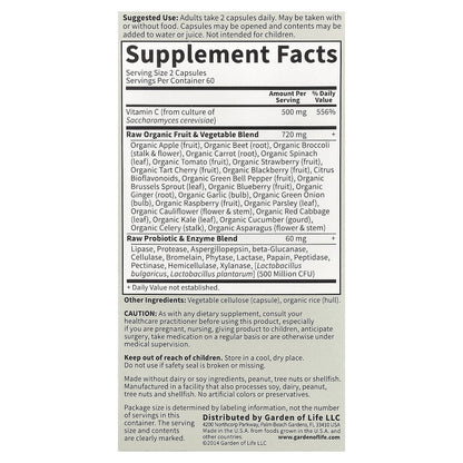Garden of Life Vitamin Code RAW Vitamin C, 120 Vegan Capsules - view 2