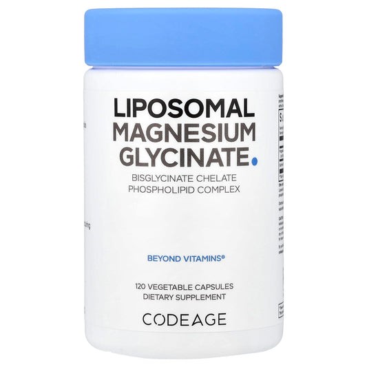 Codeage Liposomal Magnesium Glycinate, 120 Vegetable Capsules