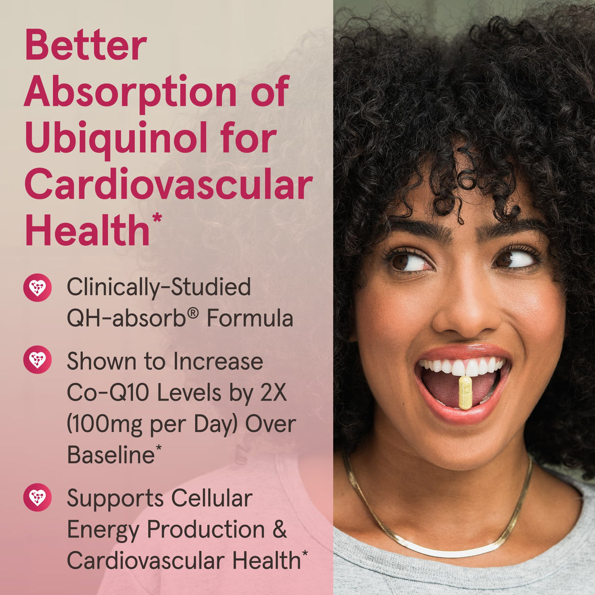 Jarrow Formulas Ubiquinol QH-Absorb Max Absorption 100 mg, 120 Softgels - view 3