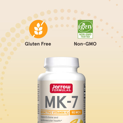 Jarrow Formulas MK-7 Vitamin K2 90 mcg, 60 Softgels - view 6