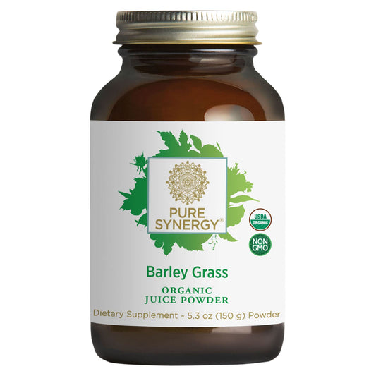 Pure Synergy Barley Grass Organic Juice Powder, 150 g (5.3 oz)