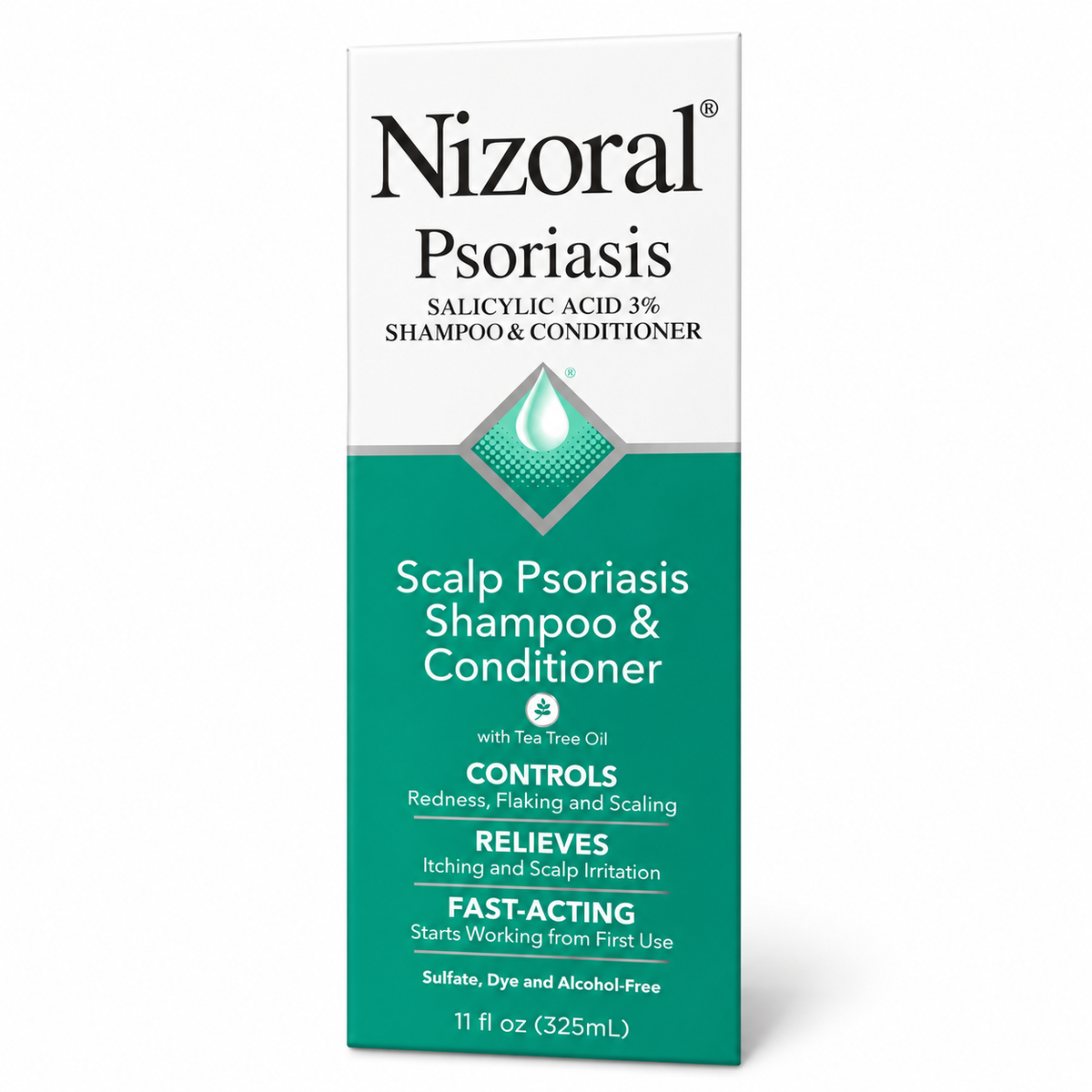 Nizoral Psoriasis Shampoo & Conditioner 3% Salicylic Acid 325 ml