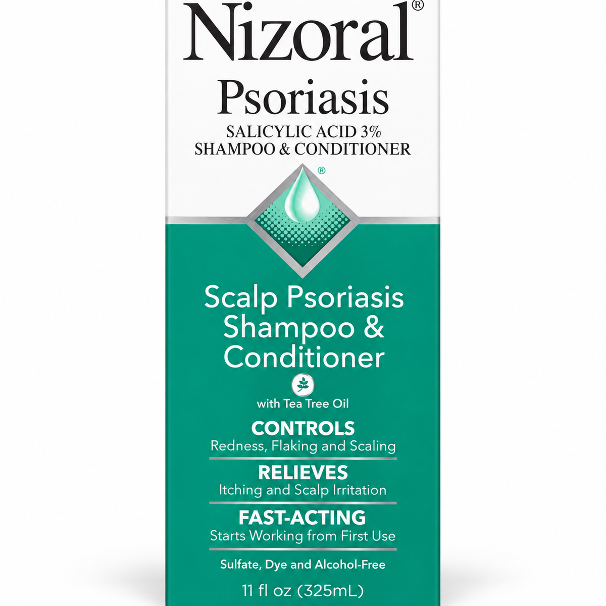 Nizoral Psoriasis Shampoo & Conditioner 3% Salicylic Acid 325 ml