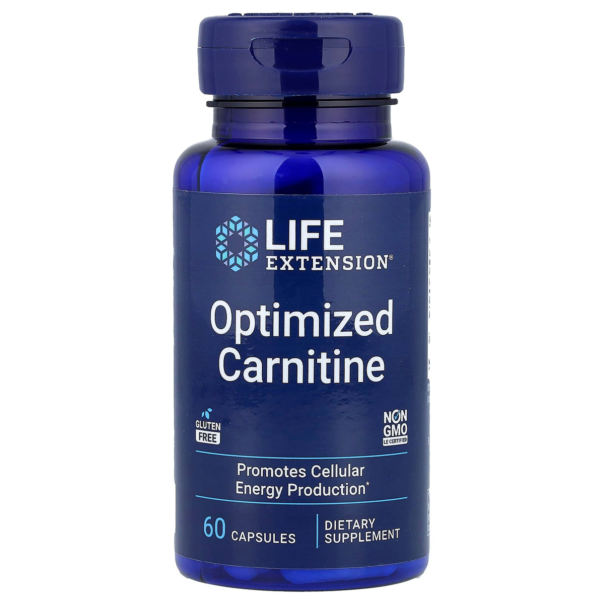 Life Extension Optimized Carnitine 60 Capsules — product view