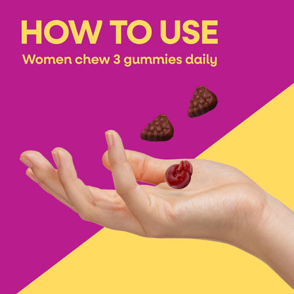 Nature's Way Alive! Women's 50+ Gummy Multivitamin, Cherry & Grape, 75 Gummies - view 5