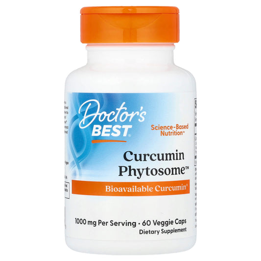 Doctor's Best Curcumin Phytosome, 60 Veggie Capsules (500 mg per Capsule)