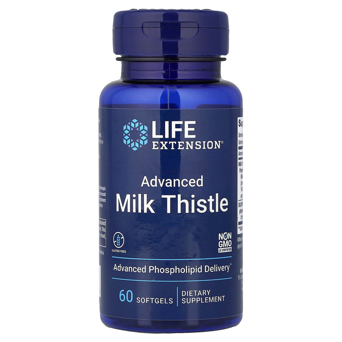 Life Extension Advanced Milk Thistle, 60 Softgels