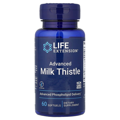 Life Extension Advanced Milk Thistle, 60 Softgels