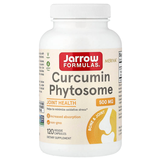 Jarrow Formulas Curcumin Phytosome 500 mg, 120 Veggie Capsules