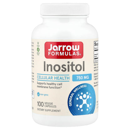 Jarrow Formulas Inositol 750 mg, 100 Veggie Capsules
