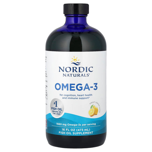 Nordic Naturals Omega-3, Lemon, 473 ml (16 fl oz)