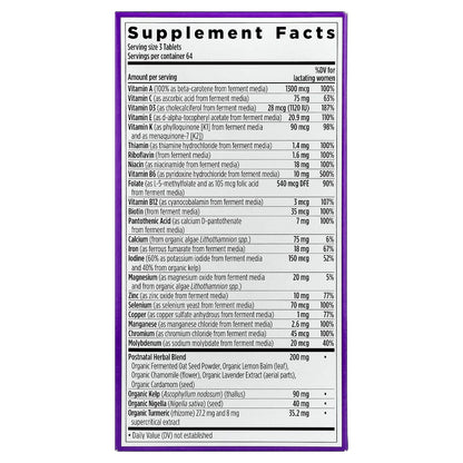 New Chapter Perfect Postnatal Multivitamin, 192 Vegetarian Tablets - view 2