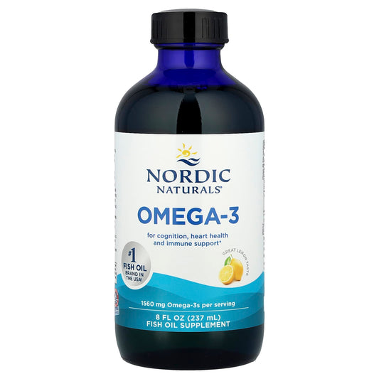 Nordic Naturals Omega-3, Lemon, 1,560 mg, 237 ml (8 fl oz)