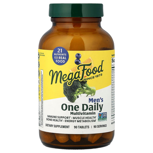 MegaFood Men's One Daily Multivitamin, 90 Tablets
