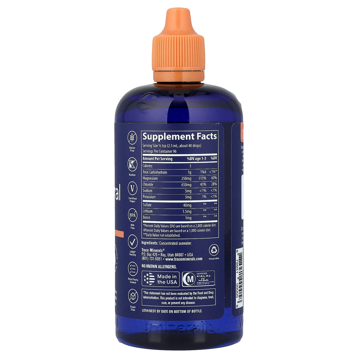 Trace ConcenTrace Trace Mineral Drops, 237 ml (8 fl oz) - view 2