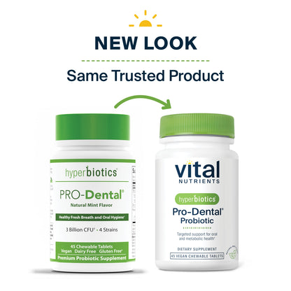 Vital Nutrients Hyperbiotics Pro-Dental Probiotic, Natural Mint, 45 Chewables - view 3