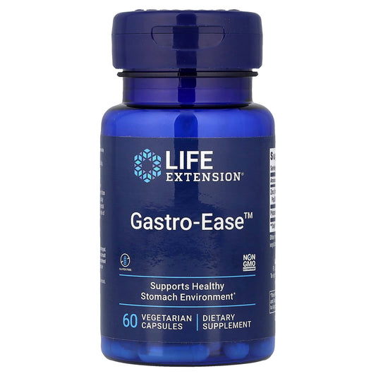 Life Extension Gastro-Ease, 60 Vegetarian Capsules