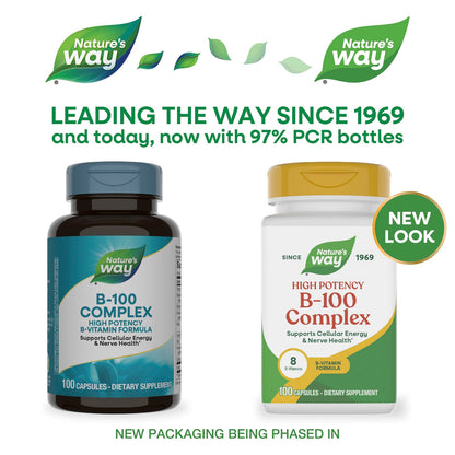 Nature's Way B-100 Complex 100 Capsules - view 4
