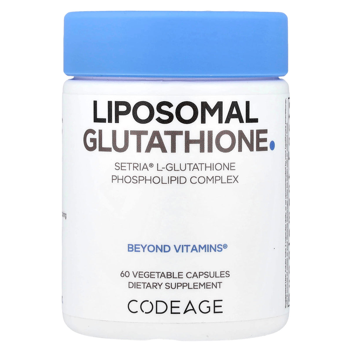 Codeage Liposomal Glutathione, 60 Vegetable Capsules (250 mg per Capsule) — product view