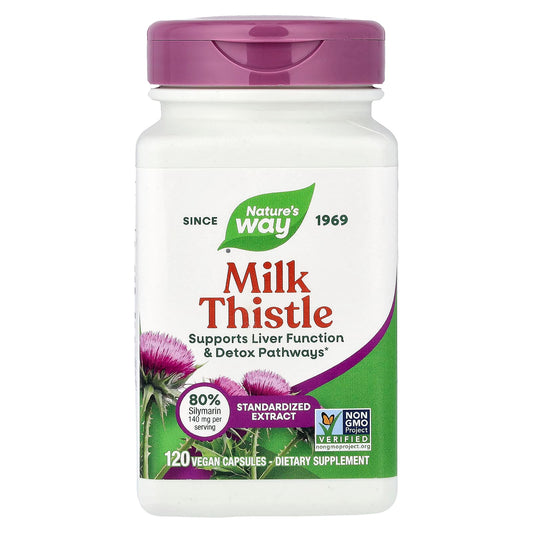 Nature's Way Milk Thistle 120 Vegan Capsules