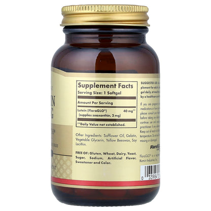 Solgar Lutein 40 mg, 30 Softgels - view 2