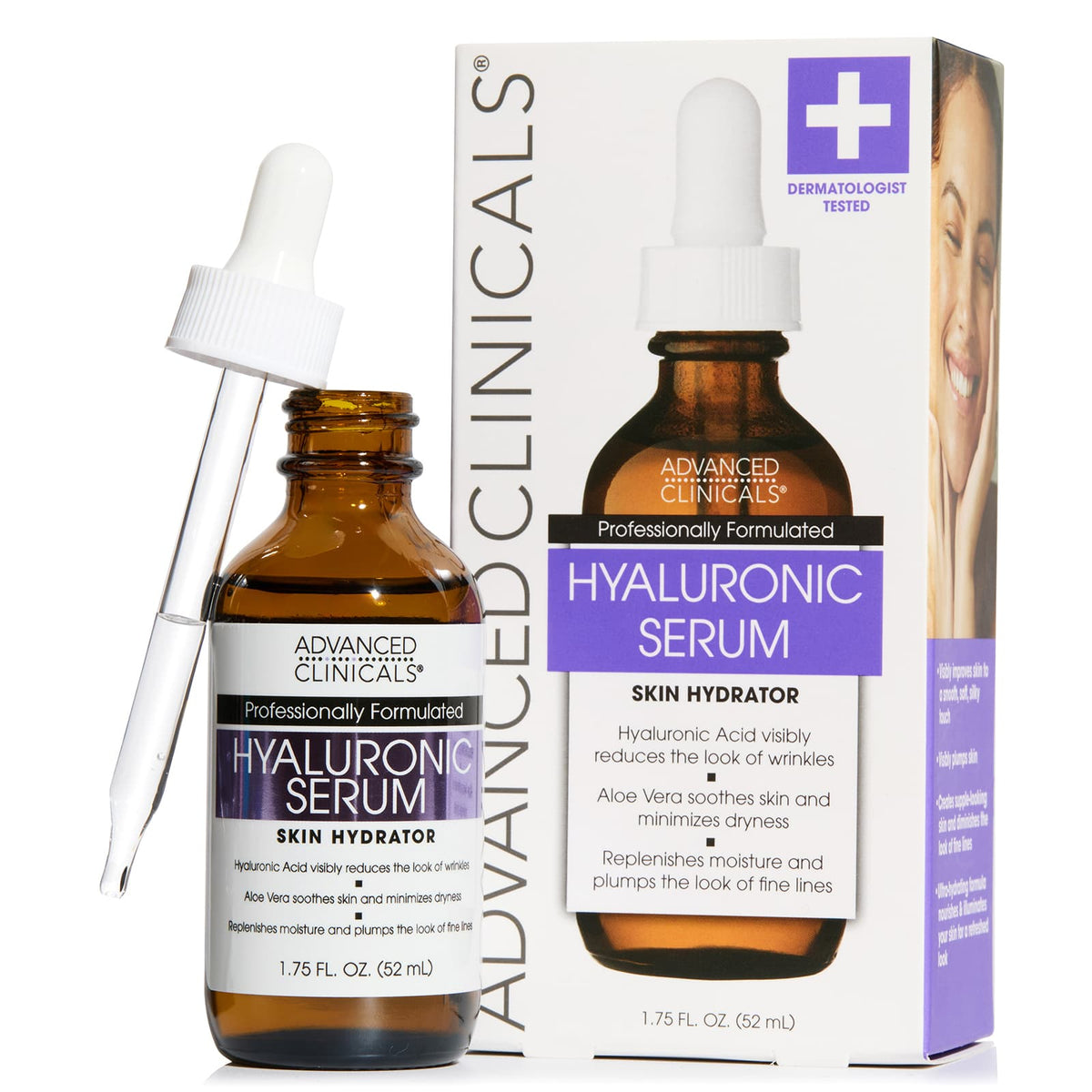 Advanced Clinicals Hyaluronic Serum 52 ml (1.75 fl oz) - view 5