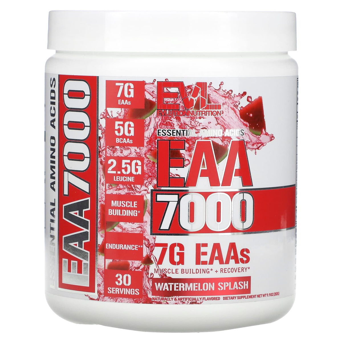 EVLution Nutrition EAA 7000, Watermelon Splash, 282 g (9.9 oz)
