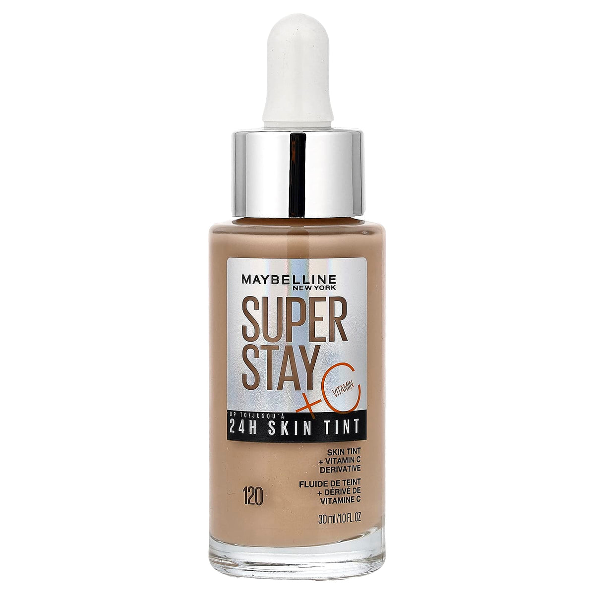 Maybelline Super Stay 24H Skin Tint Shade 120 30 ml (1 fl oz) — product view